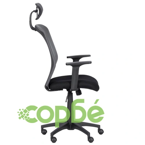 Президентски офис стол Comfortino 7535 - тъмносив - черен ➤ топ цена ➤ sorbe.bg