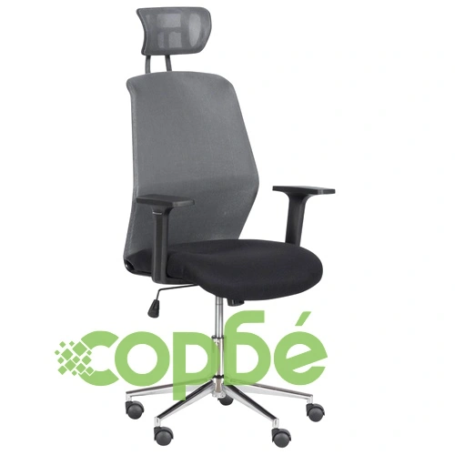 Президентски офис стол Comfortino 7535-1 - сив - черен ➤ топ цена ➤ sorbe.bg