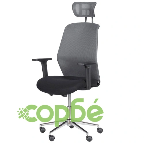 Президентски офис стол Comfortino 7535-1 - сив - черен ➤ топ цена ➤ sorbe.bg