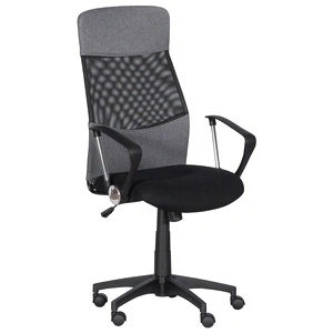 Работен офис стол Comfortino 7536 - черен - сив