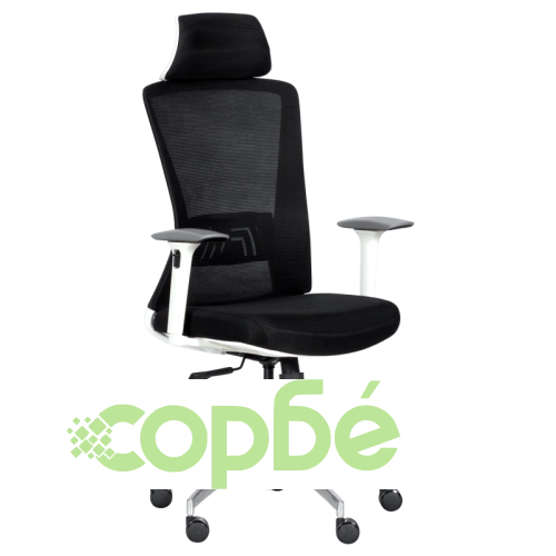 Ергономичен офис стол Comfortino 7542 W в черен цвят ➤ топ цена ➤ sorbe.bg