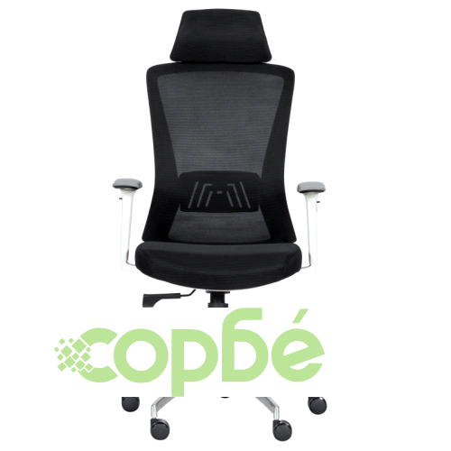 Ергономичен офис стол Comfortino 7542 W в черен цвят ➤ топ цена ➤ sorbe.bg