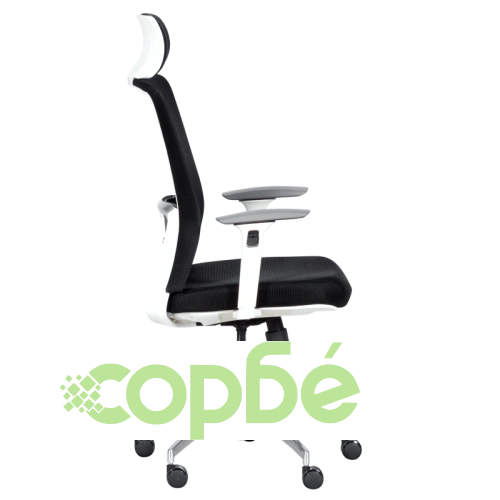 Ергономичен офис стол Comfortino 7542 W в черен цвят ➤ топ цена ➤ sorbe.bg