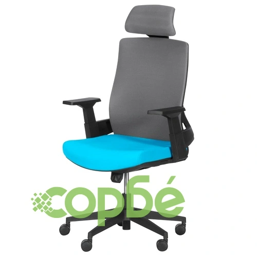 Президентски офис стол Comfortino 7544 - син-сив ➤ топ цена ➤ sorbe.bg