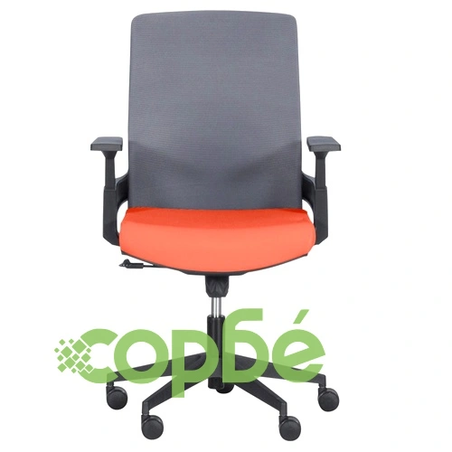 Работен офис стол Comfortino 7545 - оранжев-сив ➤ топ цена ➤ sorbe.bg