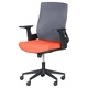 Работен офис стол Comfortino 7545 - оранжев-сив
