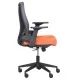 Работен офис стол Comfortino 7545 - оранжев-сив