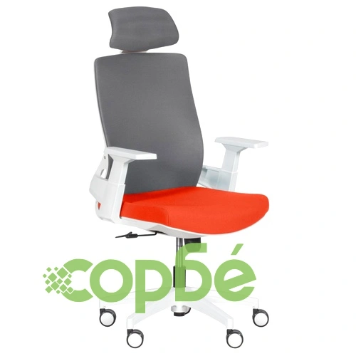 Президентски офис стол Comfortino 7546 - оранжев - сив ➤ топ цена ➤ sorbe.bg