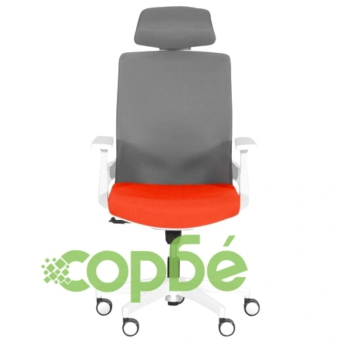 Президентски офис стол Comfortino 7546 - оранжев - сив ➤ топ цена ➤ sorbe.bg