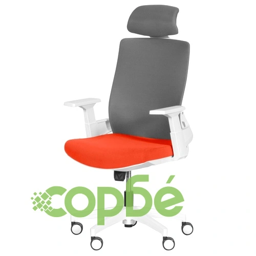 Президентски офис стол Comfortino 7546 - оранжев - сив ➤ топ цена ➤ sorbe.bg