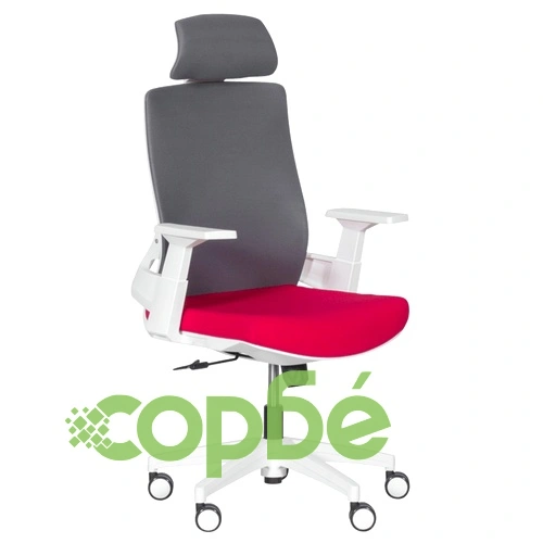 Президентски офис стол Comfortino 7546 - червен - сив ➤ топ цена ➤ sorbe.bg