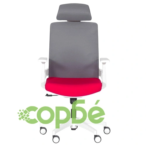 Президентски офис стол Comfortino 7546 - червен - сив ➤ топ цена ➤ sorbe.bg