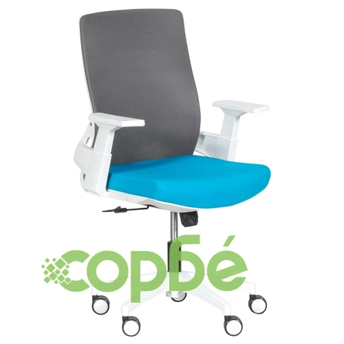 Работен офис стол Comfortino 7547 - син-сив ➤ топ цена ➤ sorbe.bg