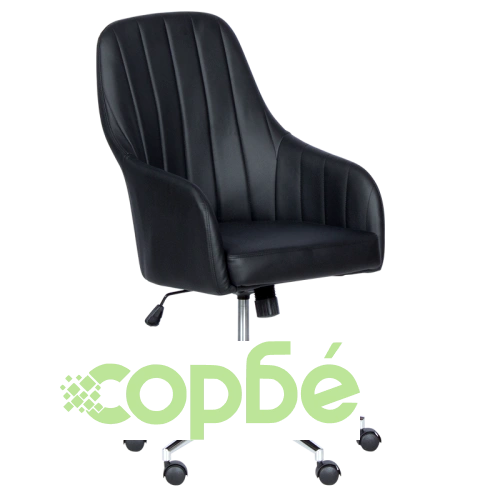 Черно офис кресло Comfortino 2016 от еко кожа ➤ топ цена ➤ sorbe.bg