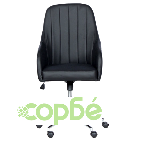 Черно офис кресло Comfortino 2016 от еко кожа ➤ топ цена ➤ sorbe.bg