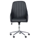 Черно офис кресло Comfortino 2016 от еко кожа