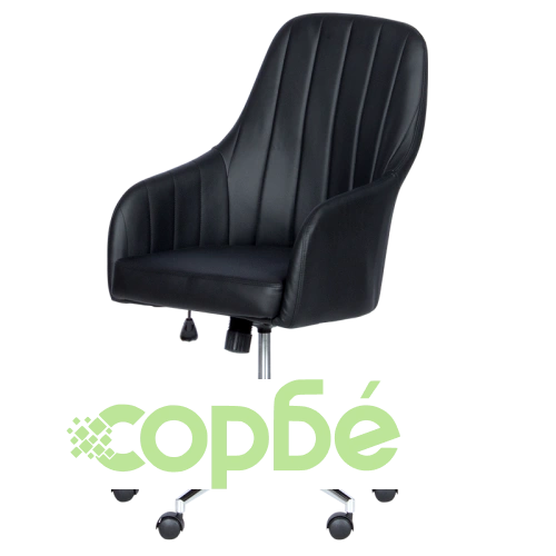 Черно офис кресло Comfortino 2016 от еко кожа ➤ топ цена ➤ sorbe.bg