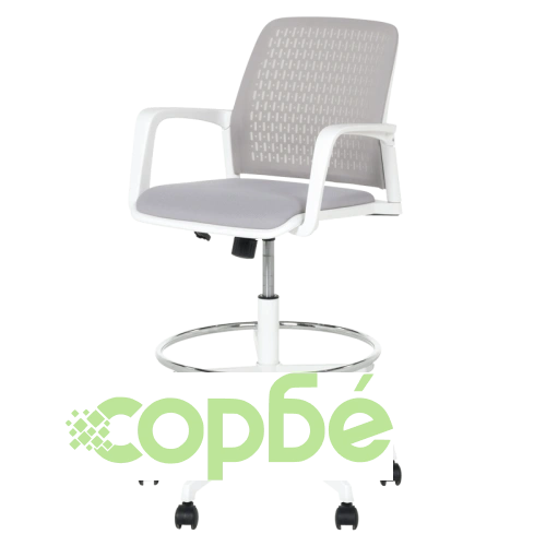 Светлосив офис стол Comfortino 7556 W за работа ➤ топ цена ➤ sorbe.bg