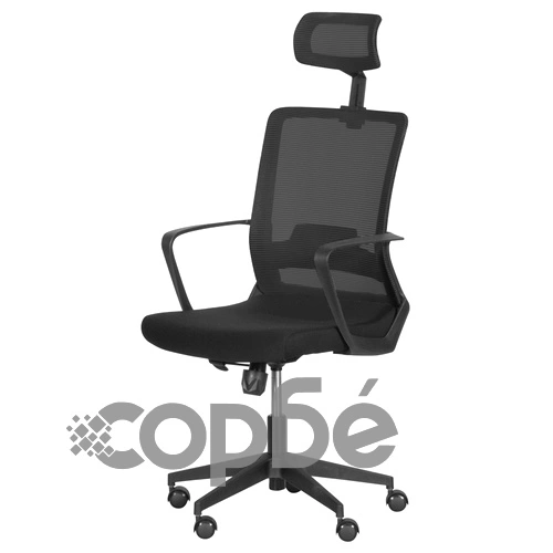 Президентски офис стол Comfortino 7562 - черен ➤ топ цена ➤ sorbe.bg