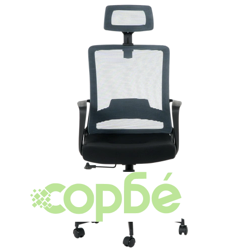 Комфортен Президентски Стол Comfortino 7562 в Черно-Сиво ➤ топ цена ➤ sorbe.bg