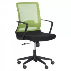 Работен офис стол Comfortino 7563 - черен - зелен