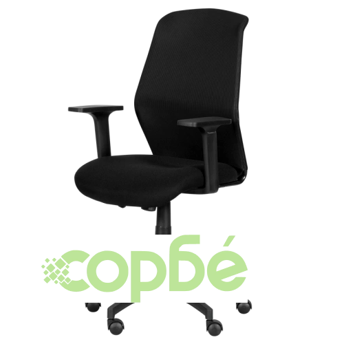 Офис стол Comfortino 7047 в черен цвят ➤ топ цена ➤ sorbe.bg