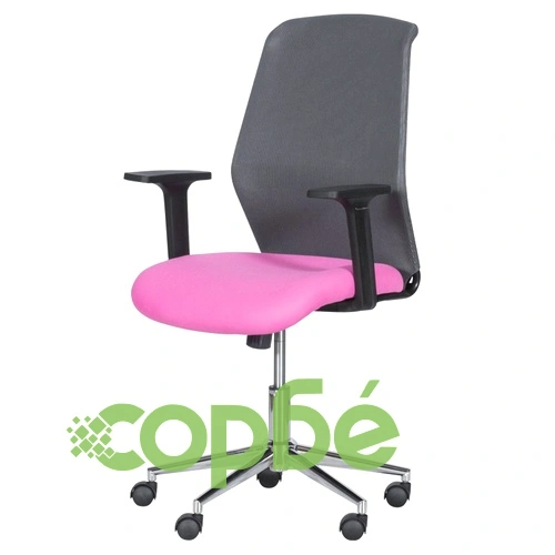 Работен офис стол Comfortino 7047-1 - сив-розов ➤ топ цена ➤ sorbe.bg