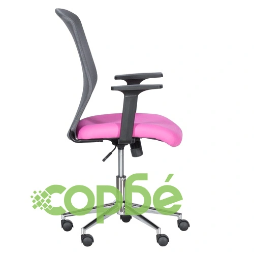 Работен офис стол Comfortino 7047-1 - сив-розов ➤ топ цена ➤ sorbe.bg