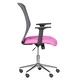 Работен офис стол Comfortino 7047-1 - сив-розов