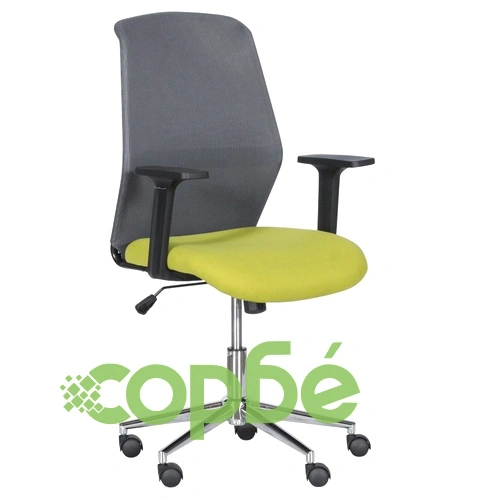 Работен офис стол Comfortino 7047-1 - сив-зелен ➤ топ цена ➤ sorbe.bg