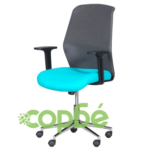 Работен офис стол Comfortino 7047-1 - сив-син ➤ топ цена ➤ sorbe.bg