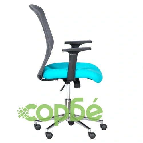 Работен офис стол Comfortino 7047-1 - сив-син ➤ топ цена ➤ sorbe.bg