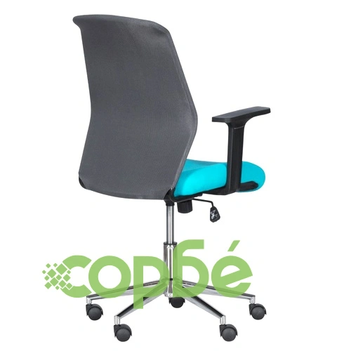 Работен офис стол Comfortino 7047-1 - сив-син ➤ топ цена ➤ sorbe.bg