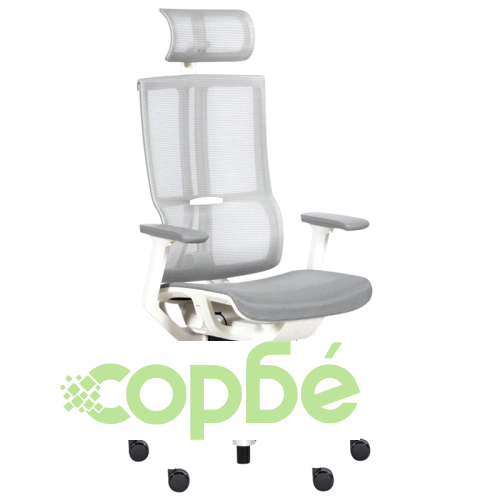 Ергономичен офис стол Comfortino 7574 в сиво ➤ топ цена ➤ sorbe.bg