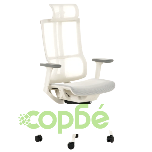 Ергономичен офис стол Comfortino 7574 в кремов цвят ➤ топ цена ➤ sorbe.bg