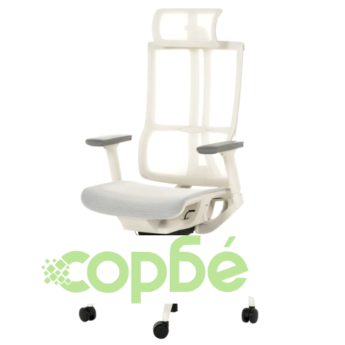 Ергономичен офис стол Comfortino 7574 в кремов цвят ➤ топ цена ➤ sorbe.bg