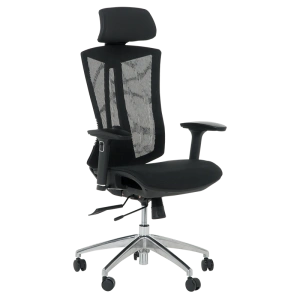 Стол за офис Comfortino 7577 с ергономичен дизайн - черен