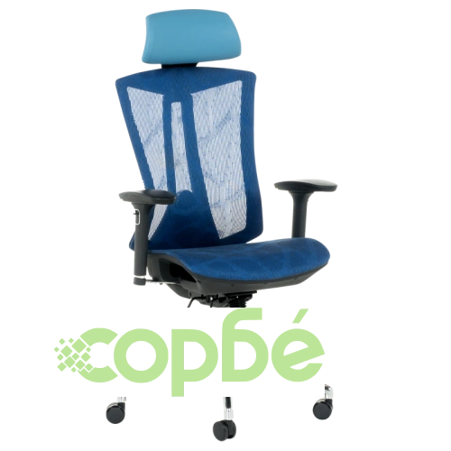 Ергономичен офис стол Comfortino 7577 в синьо ➤ топ цена ➤ sorbe.bg