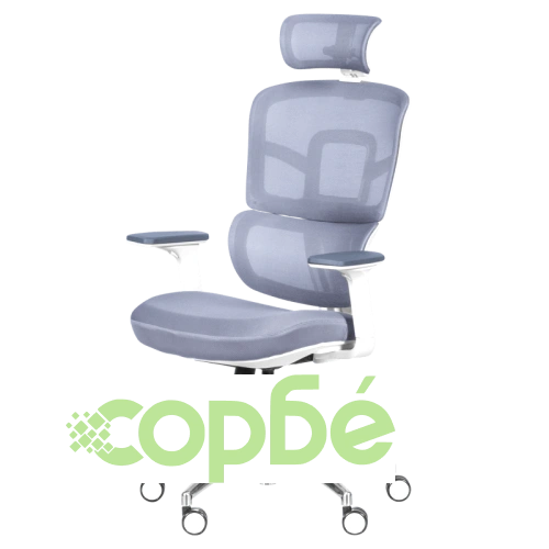 Ергономичен офис стол Comfortino 7579 в сив цвят ➤ топ цена ➤ sorbe.bg