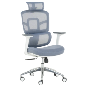 Ергономичен офис стол Comfortino 7579 в син цвят