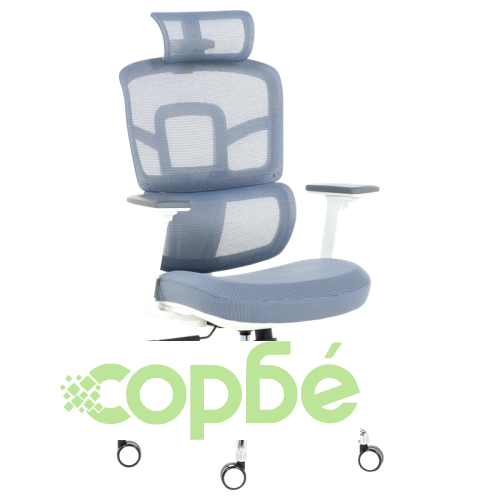 Ергономичен офис стол Comfortino 7579 в син цвят ➤ топ цена ➤ sorbe.bg