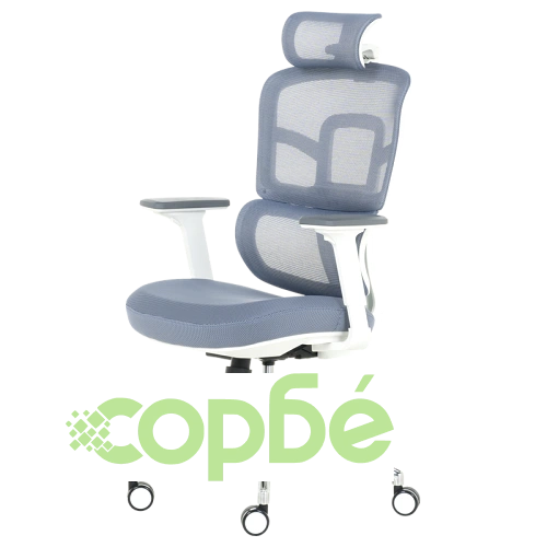 Ергономичен офис стол Comfortino 7579 в син цвят ➤ топ цена ➤ sorbe.bg