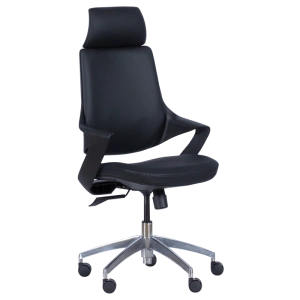 Офис стол в президентски стил Comfortino 7580 - Черен