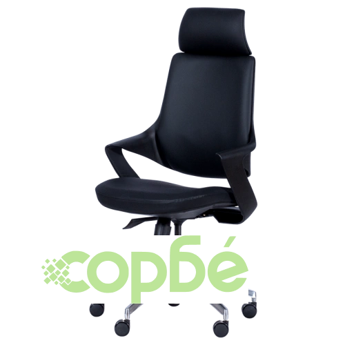 Офис стол в президентски стил Comfortino 7580 - Черен ➤ топ цена ➤ sorbe.bg