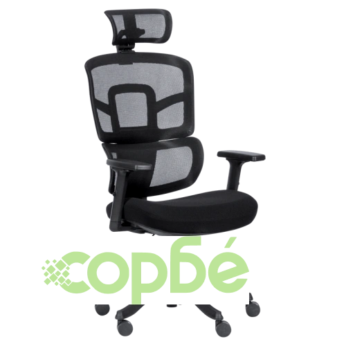 Ергономичен офис стол Comfortino 7582 в черно ➤ топ цена ➤ sorbe.bg