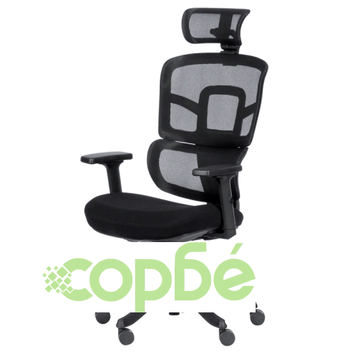 Ергономичен офис стол Comfortino 7582 в черно ➤ топ цена ➤ sorbe.bg