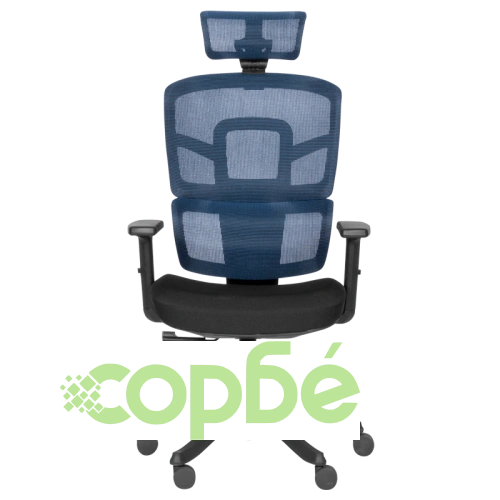 Ергономичен офис стол Comfortino 7582 в синьо и черно ➤ топ цена ➤ sorbe.bg