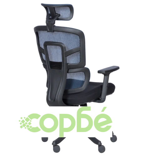 Ергономичен офис стол Comfortino 7582 в синьо и черно ➤ топ цена ➤ sorbe.bg