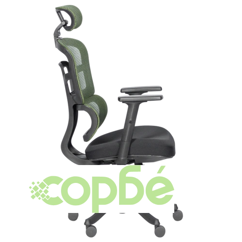 Ергономичен офис стол Comfortino 7582 в зелено и черно ➤ топ цена ➤ sorbe.bg