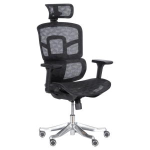 Черен ергономичен стол Comfortino 7583